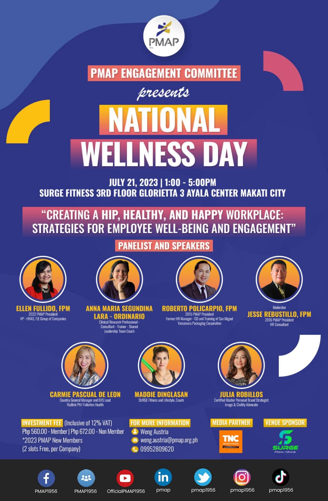 PMAP National Wellness Day TNC Highlights